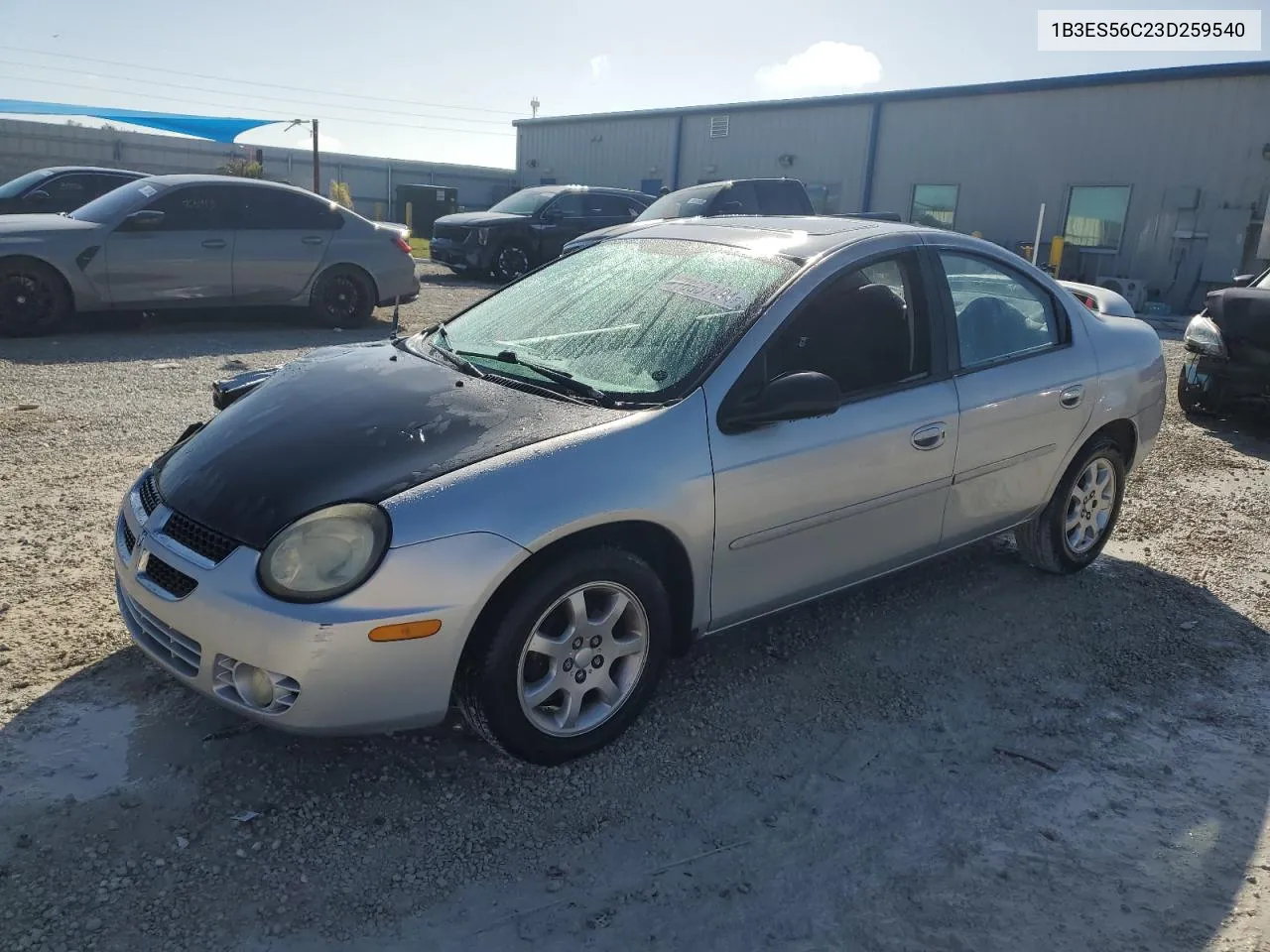 2003 Dodge Neon Sxt VIN: 1B3ES56C23D259540 Lot: 78537494