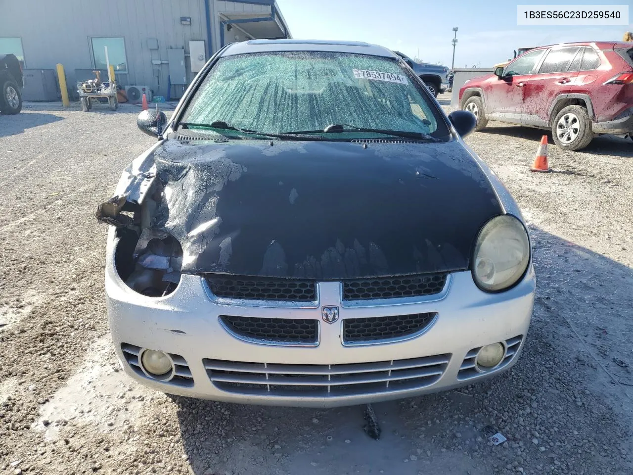 2003 Dodge Neon Sxt VIN: 1B3ES56C23D259540 Lot: 78537494