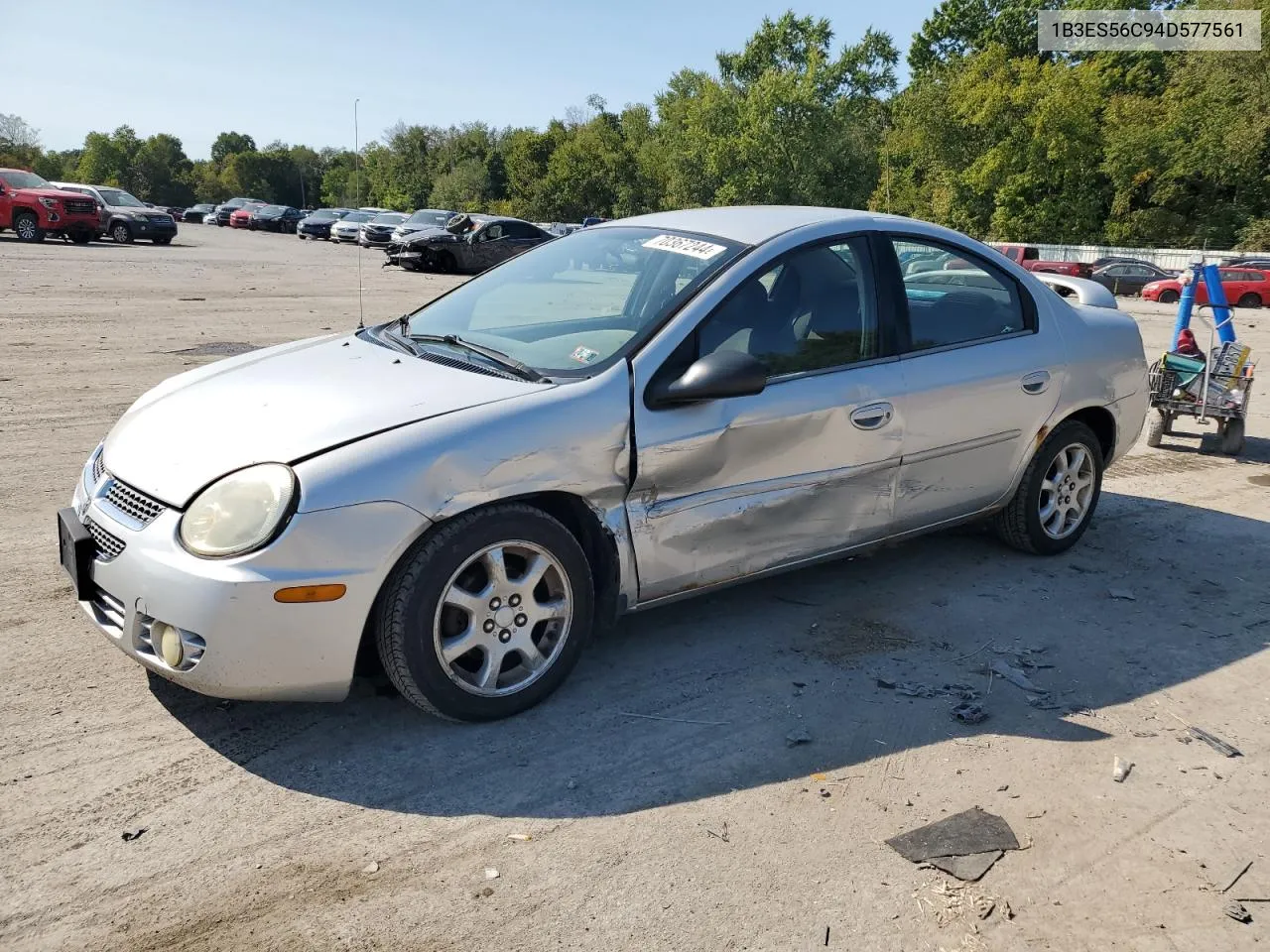 2004 Dodge Neon Sxt VIN: 1B3ES56C94D577561 Lot: 70367244