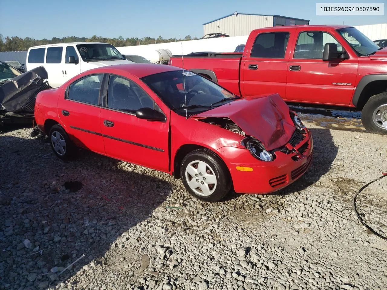 2004 Dodge Neon Base VIN: 1B3ES26C94D507590 Lot: 75286674