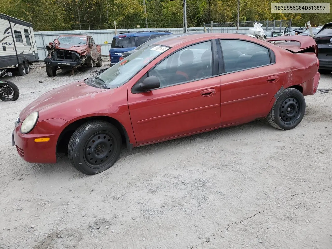 2004 Dodge Neon Sxt VIN: 1B3ES56C84D513897 Lot: 75667534