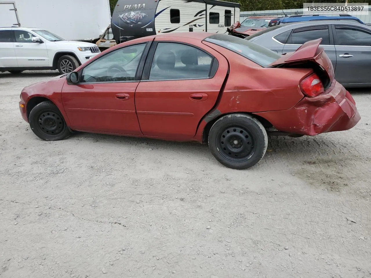 2004 Dodge Neon Sxt VIN: 1B3ES56C84D513897 Lot: 75667534