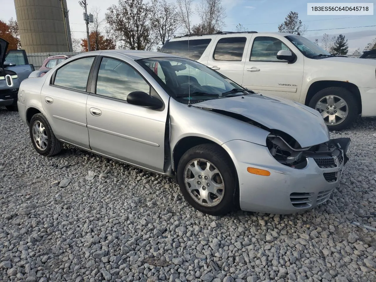 2004 Dodge Neon Sxt VIN: 1B3ES56C64D645718 Lot: 77305024