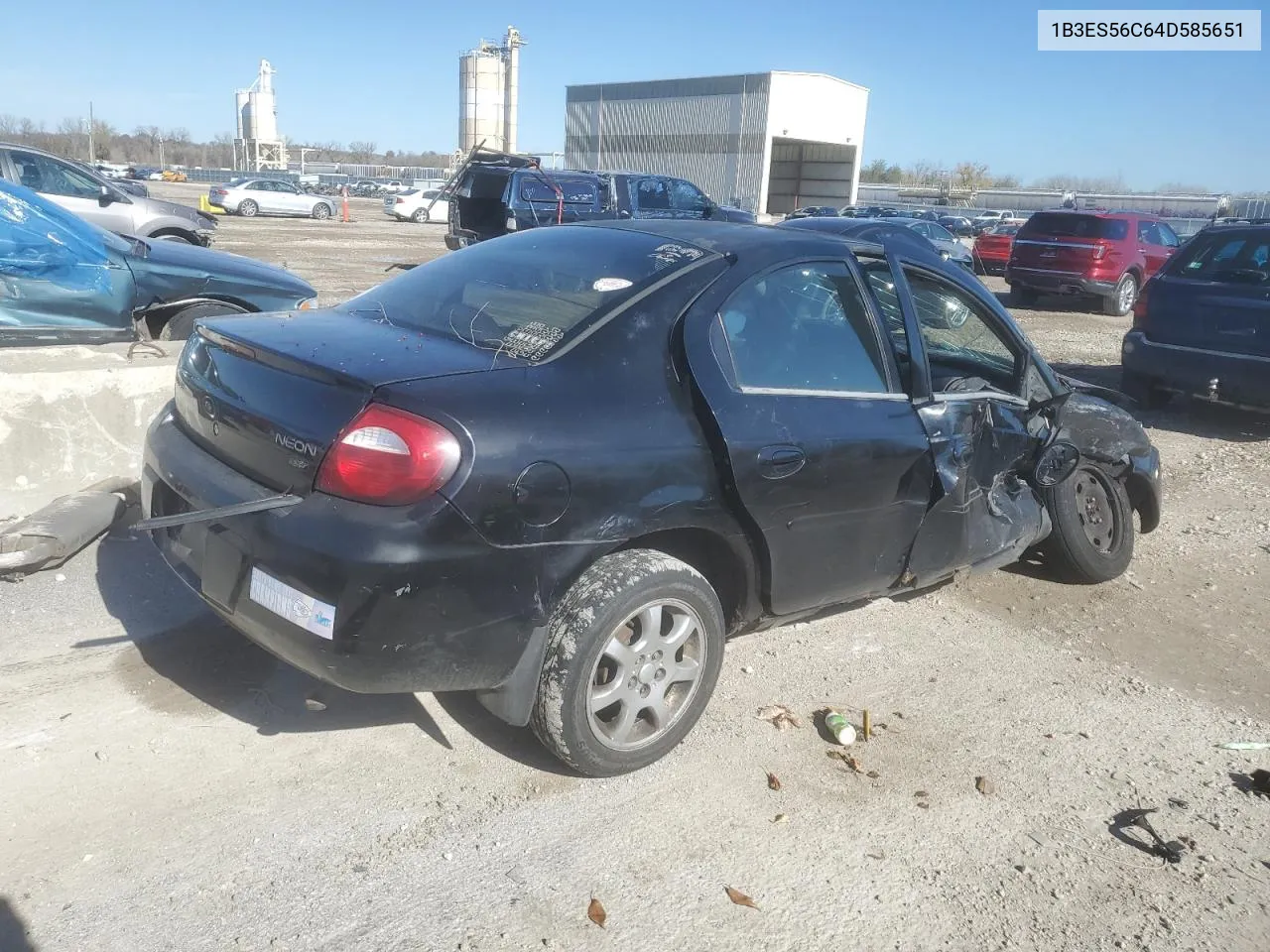 2004 Dodge Neon Sxt VIN: 1B3ES56C64D585651 Lot: 78741324