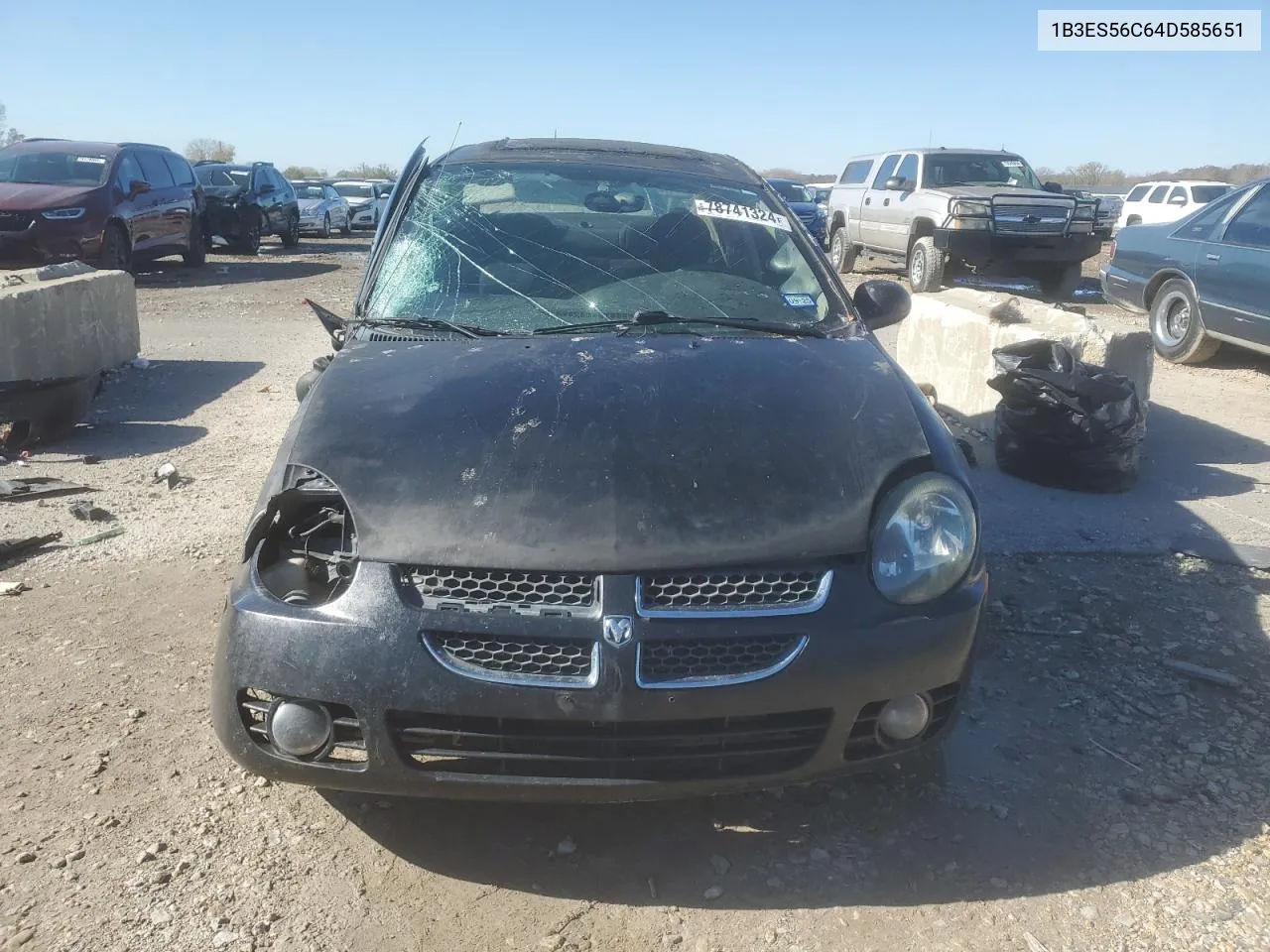 2004 Dodge Neon Sxt VIN: 1B3ES56C64D585651 Lot: 78741324