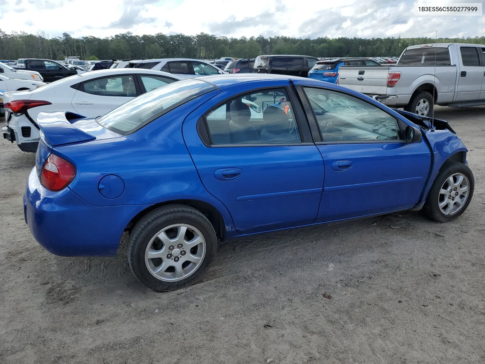 2005 Dodge Neon Sxt VIN: 1B3ES56C55D277999 Lot: 55328454