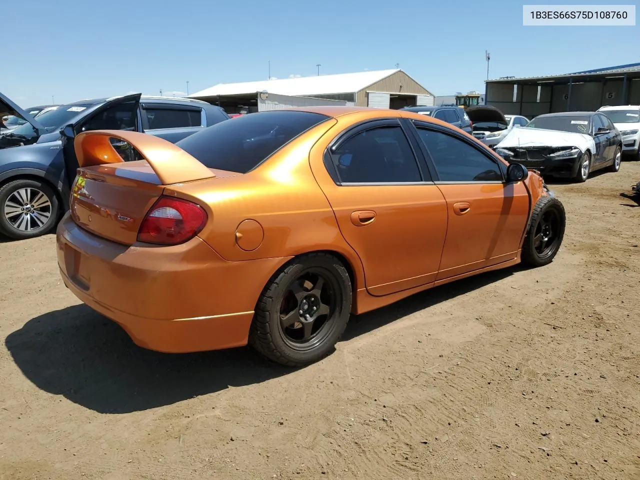 2005 Dodge Neon Srt-4 VIN: 1B3ES66S75D108760 Lot: 62733784