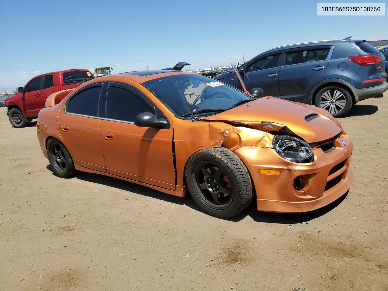 2005 Dodge Neon Srt-4 VIN: 1B3ES66S75D108760 Lot: 62733784