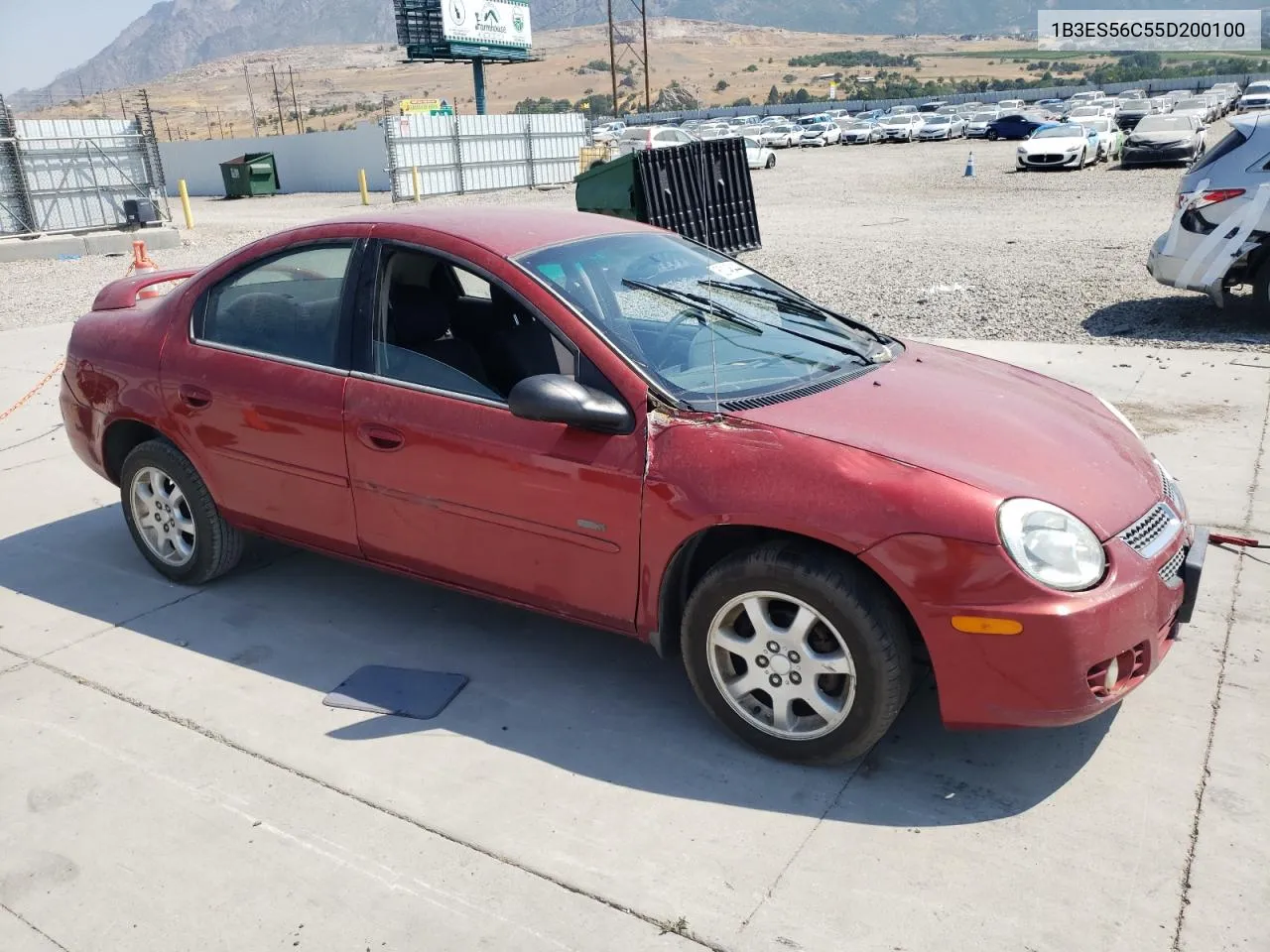 2005 Dodge Neon Sxt VIN: 1B3ES56C55D200100 Lot: 63148444