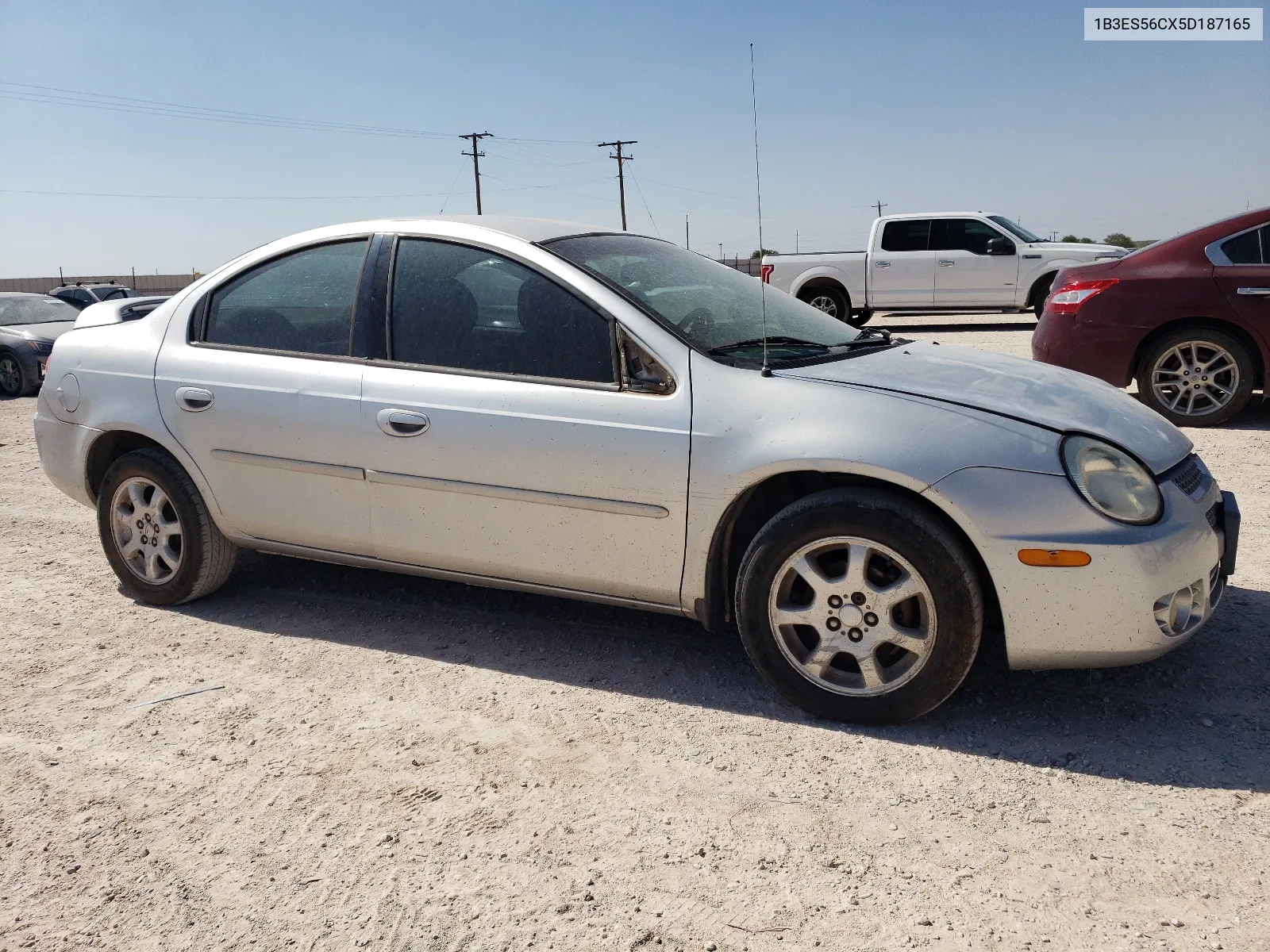 2005 Dodge Neon Sxt VIN: 1B3ES56CX5D187165 Lot: 66124894