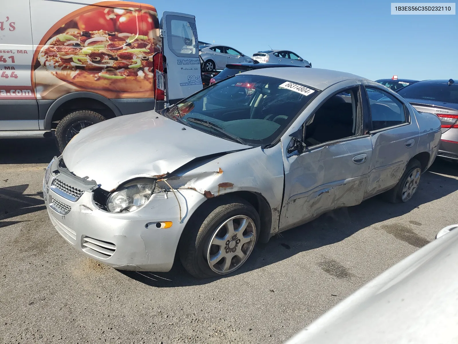 2005 Dodge Neon Sxt VIN: 1B3ES56C35D232110 Lot: 66314804