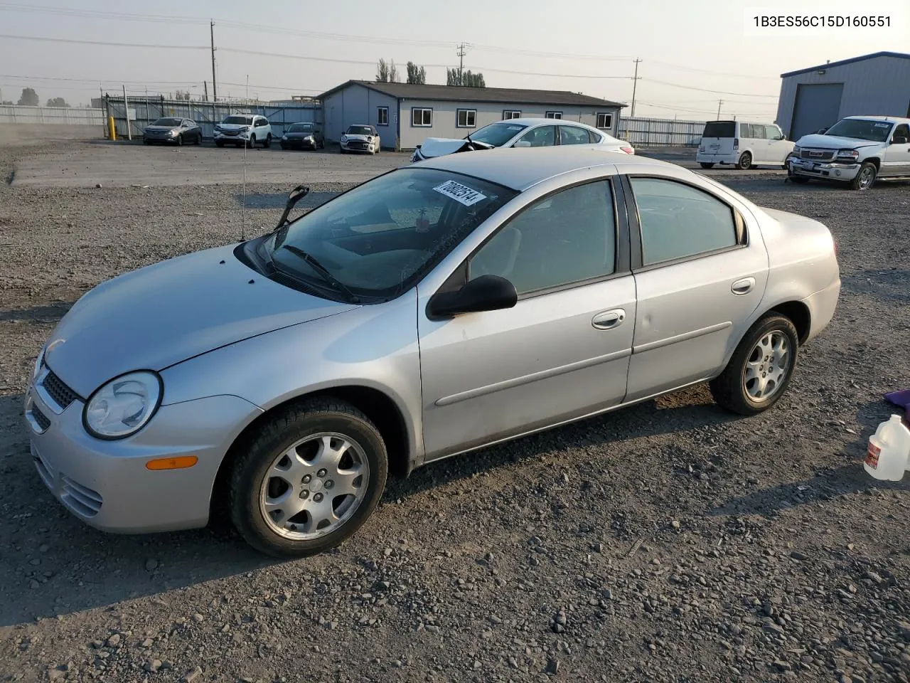 2005 Dodge Neon Sxt VIN: 1B3ES56C15D160551 Lot: 70802514