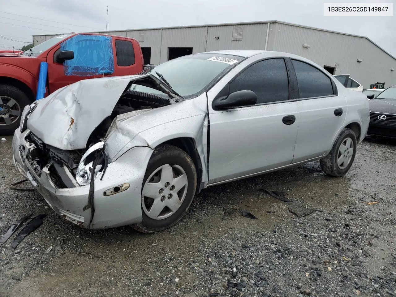 2005 Dodge Neon Base VIN: 1B3ES26C25D149847 Lot: 75435004