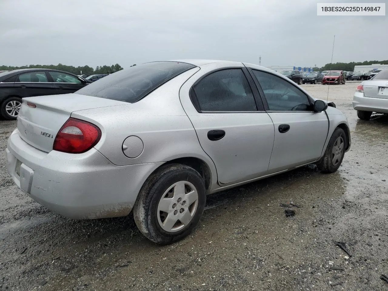 2005 Dodge Neon Base VIN: 1B3ES26C25D149847 Lot: 75435004