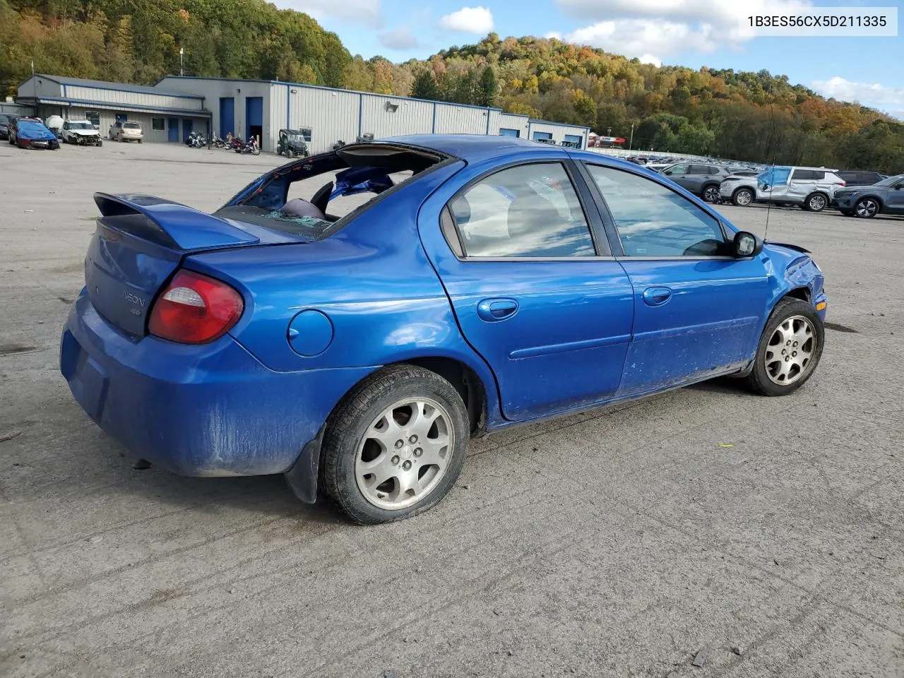 2005 Dodge Neon Sxt VIN: 1B3ES56CX5D211335 Lot: 76470834