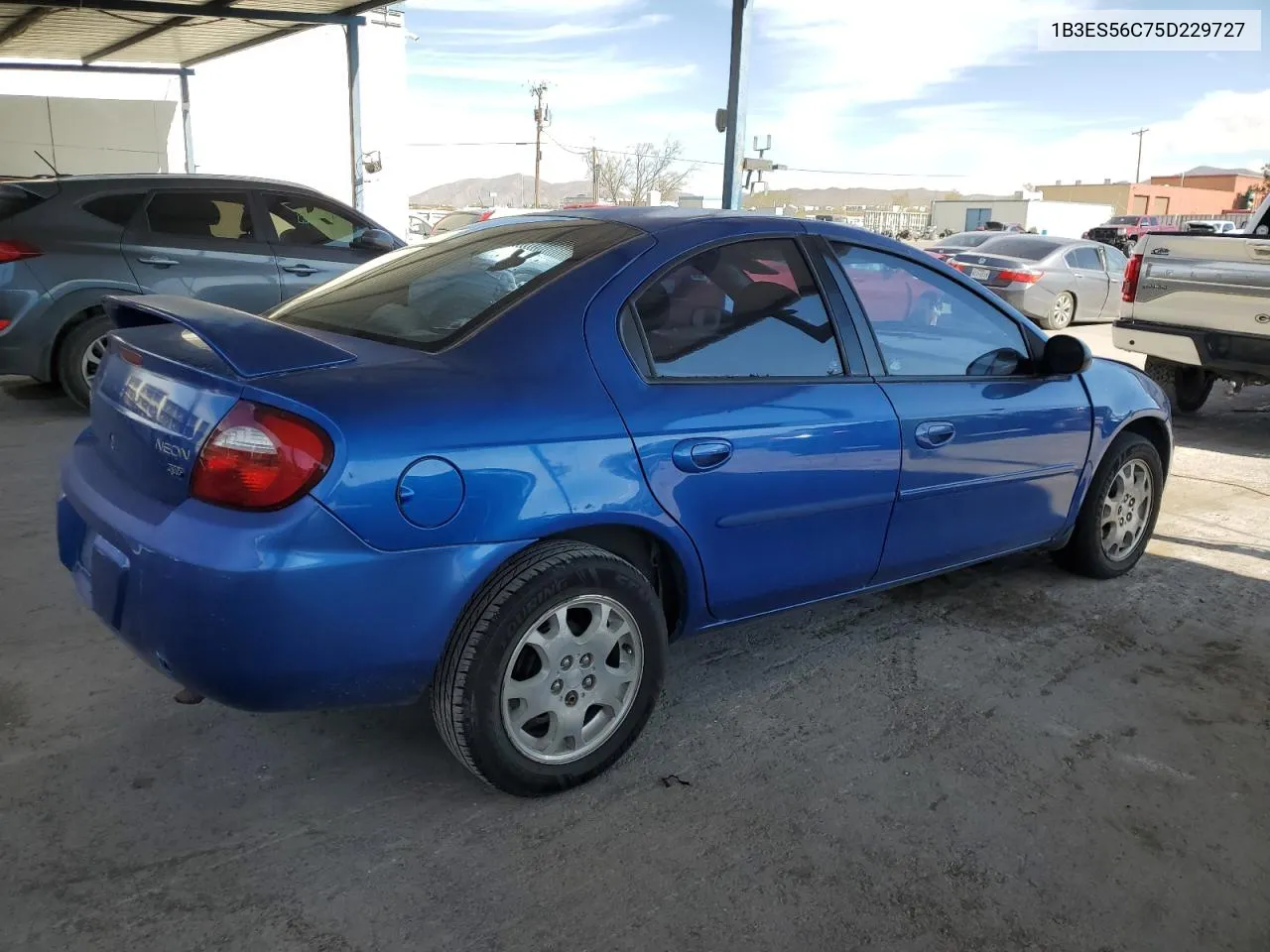 2005 Dodge Neon Sxt VIN: 1B3ES56C75D229727 Lot: 79717284