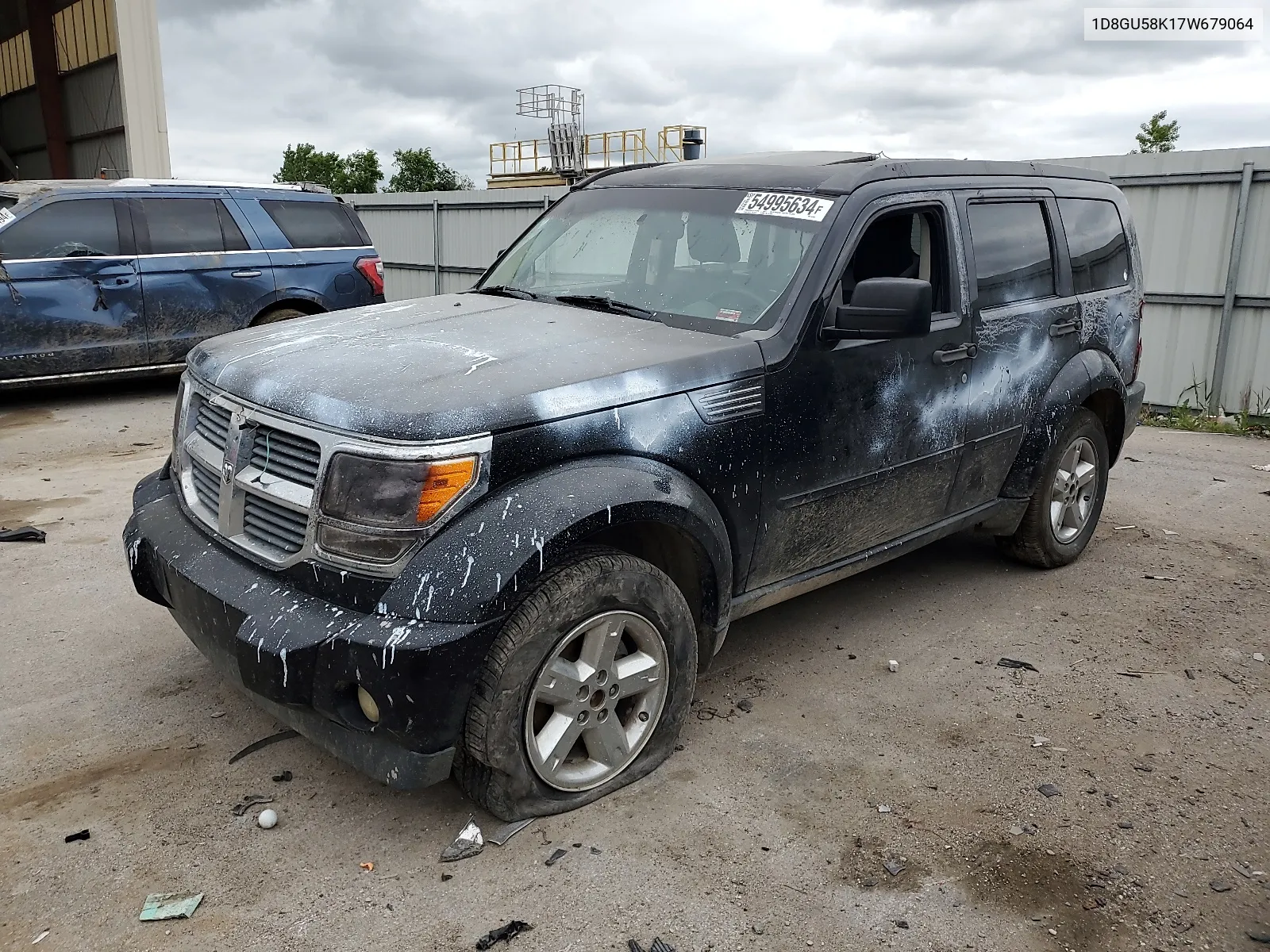 2007 Dodge Nitro Slt VIN: 1D8GU58K17W679064 Lot: 54995634