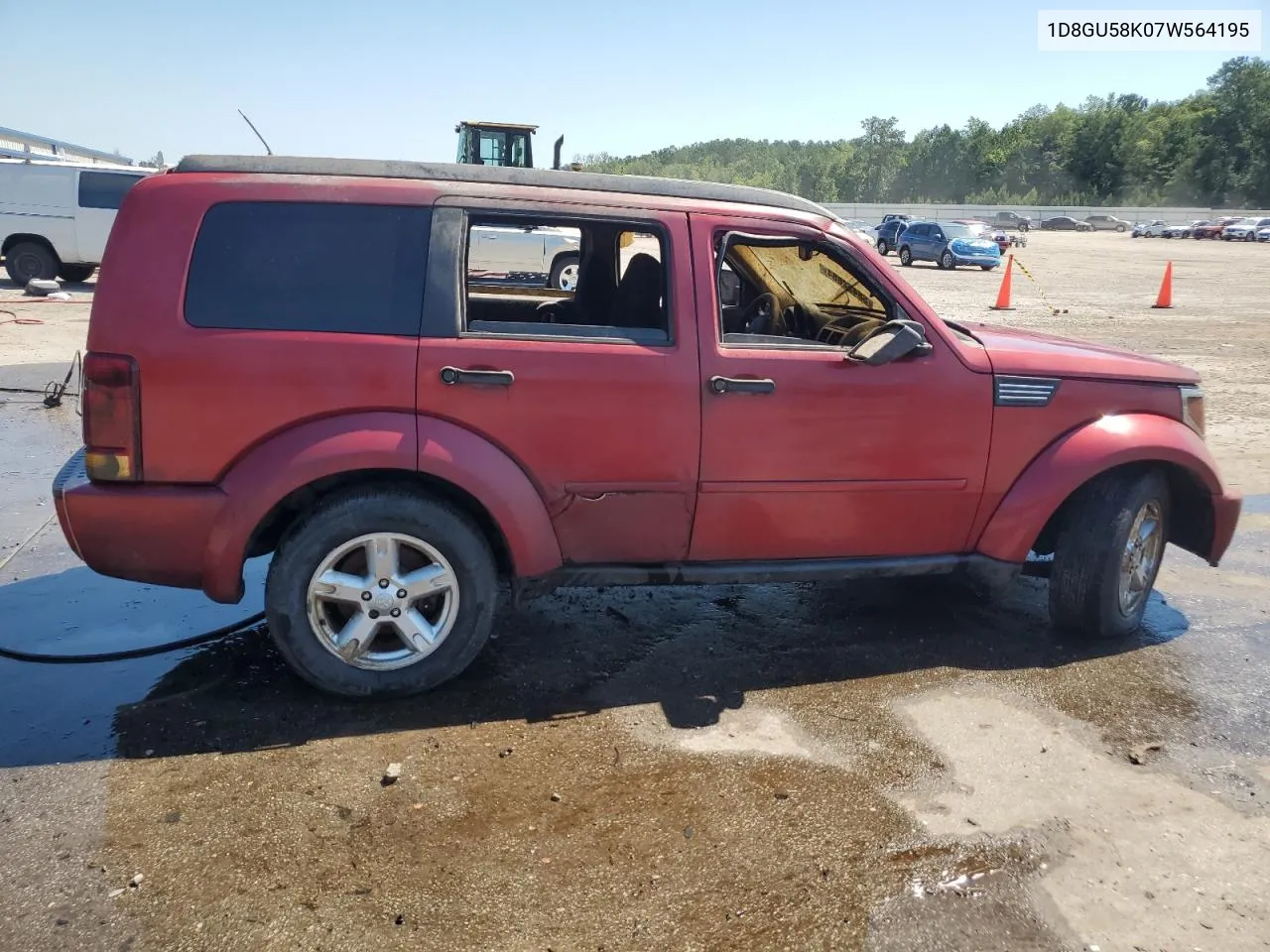 2007 Dodge Nitro Slt VIN: 1D8GU58K07W564195 Lot: 58452884