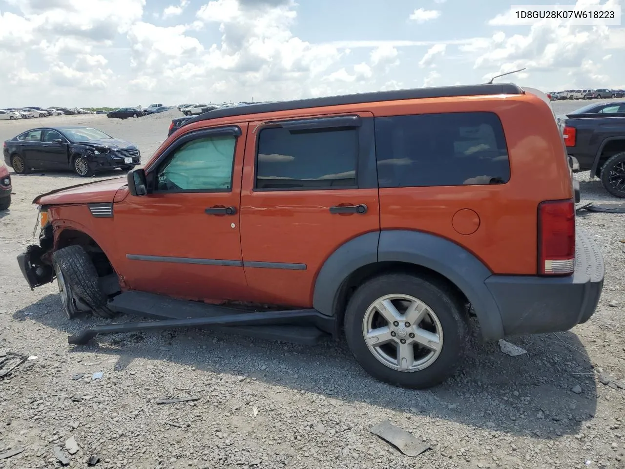 2007 Dodge Nitro Sxt VIN: 1D8GU28K07W618223 Lot: 60079804