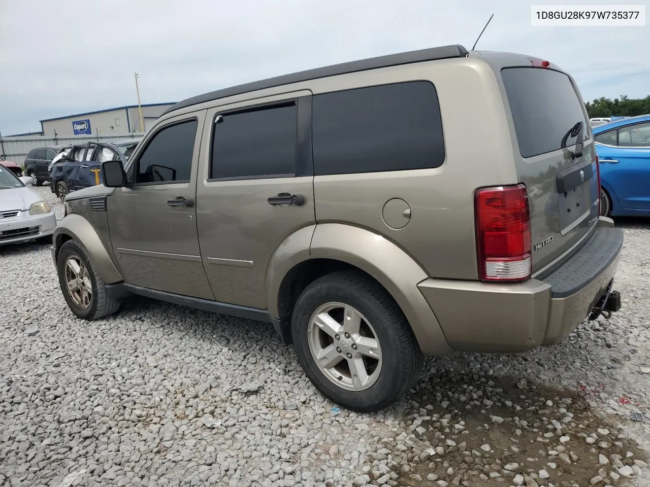 2007 Dodge Nitro Sxt VIN: 1D8GU28K97W735377 Lot: 60691974