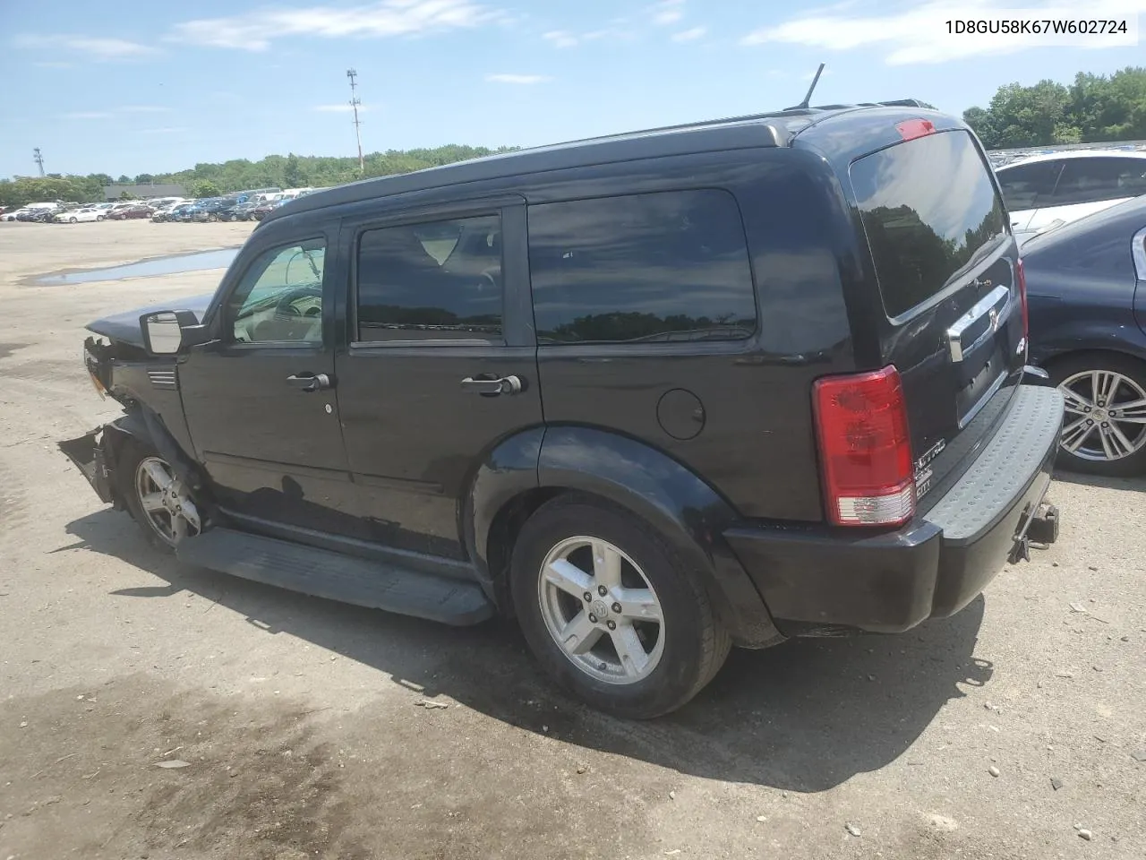 2007 Dodge Nitro Slt VIN: 1D8GU58K67W602724 Lot: 60909084