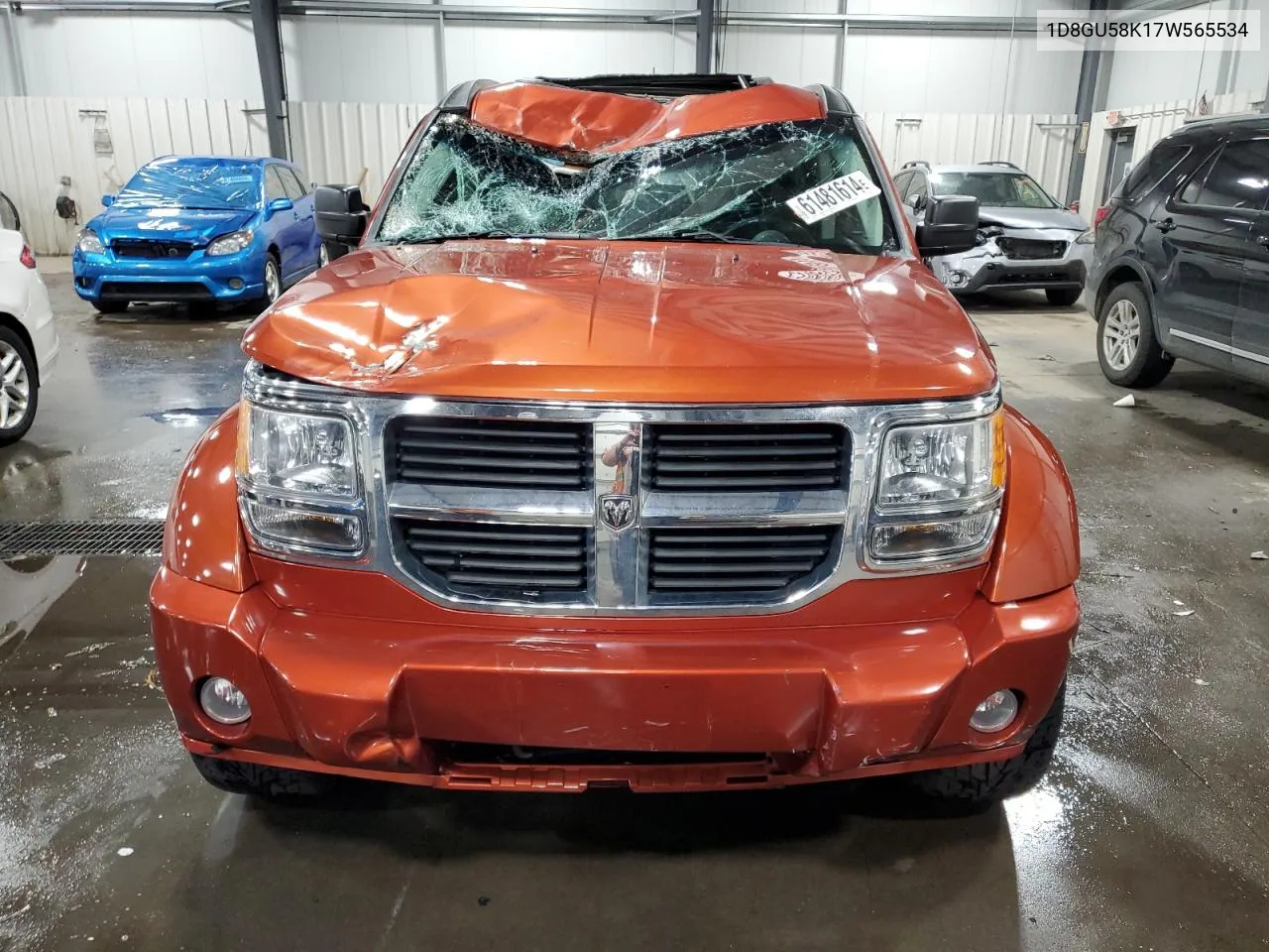 2007 Dodge Nitro Slt VIN: 1D8GU58K17W565534 Lot: 61481614