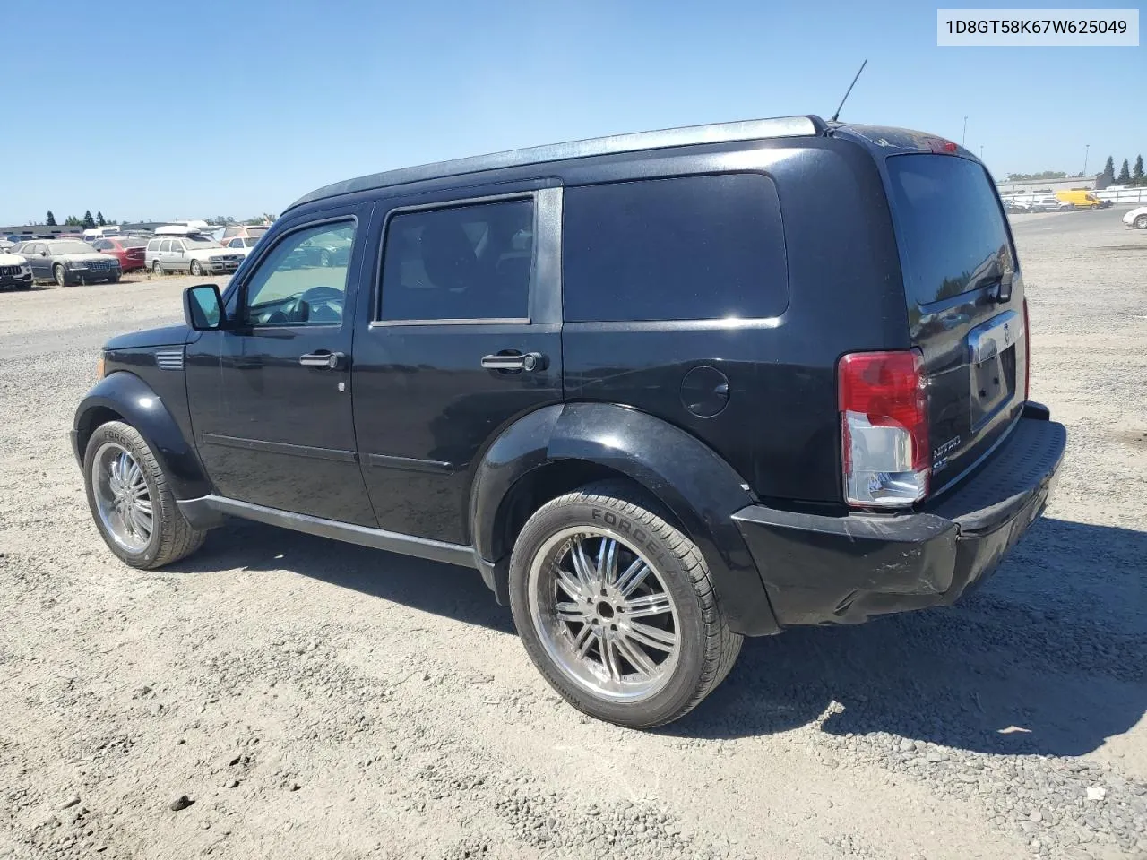 2007 Dodge Nitro Slt VIN: 1D8GT58K67W625049 Lot: 67264454