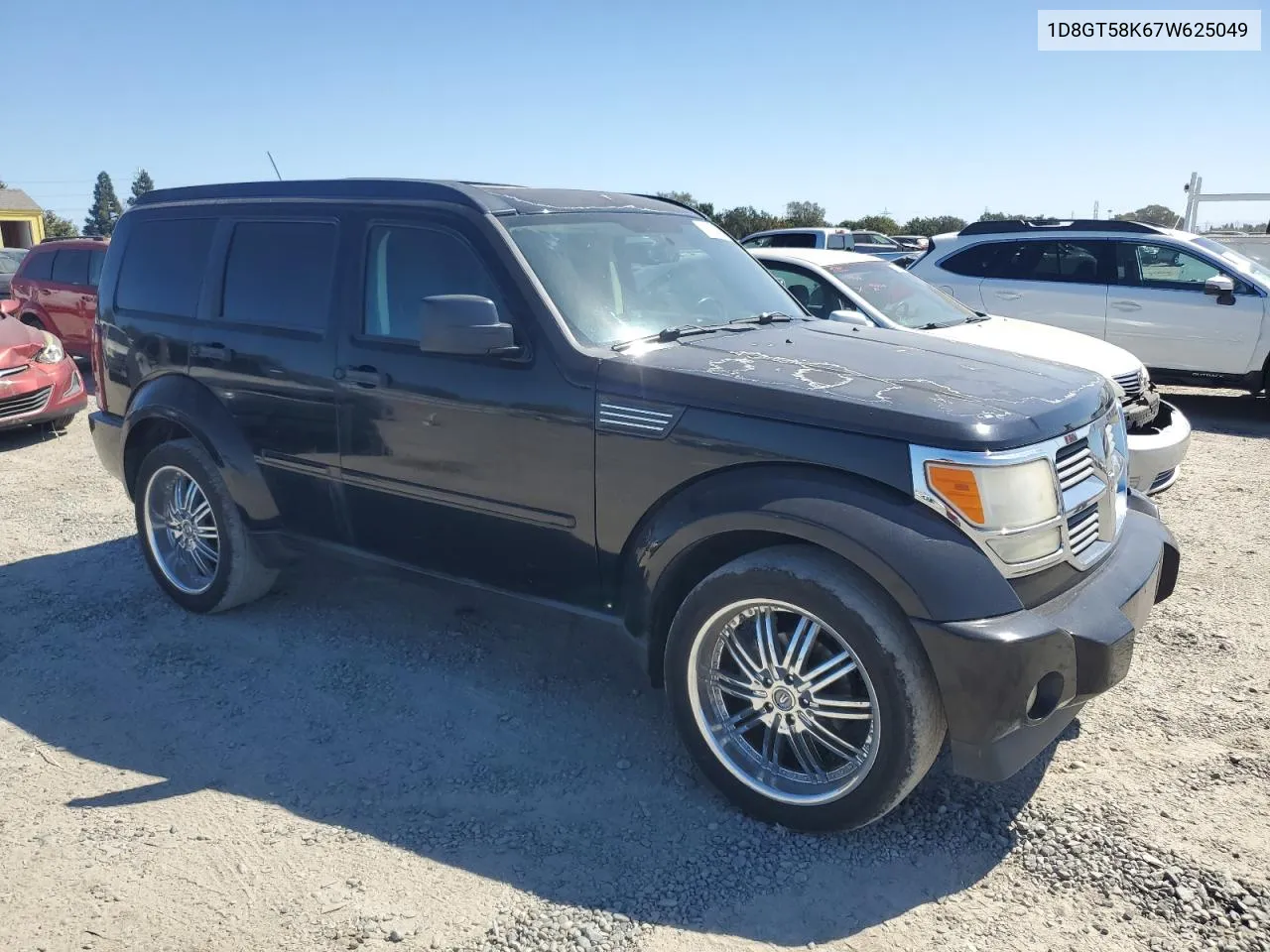 2007 Dodge Nitro Slt VIN: 1D8GT58K67W625049 Lot: 67264454