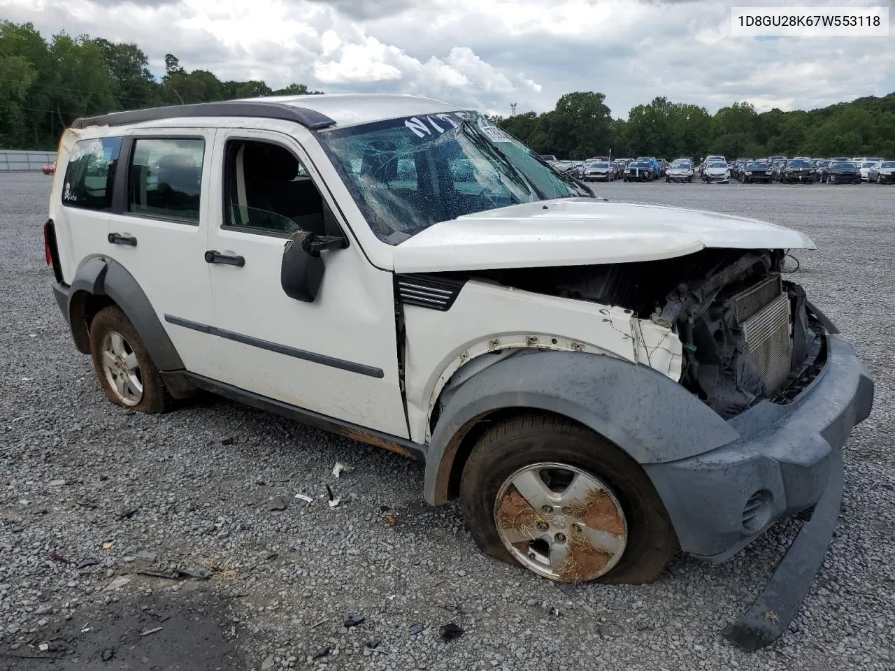 2007 Dodge Nitro Sxt VIN: 1D8GU28K67W553118 Lot: 67890634