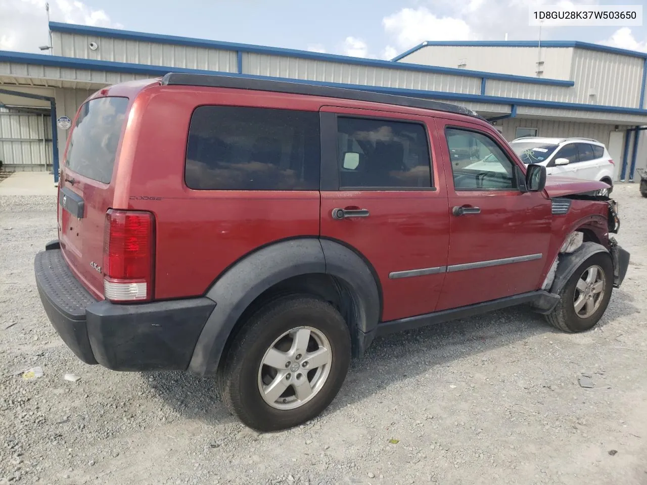 2007 Dodge Nitro Sxt VIN: 1D8GU28K37W503650 Lot: 68132174