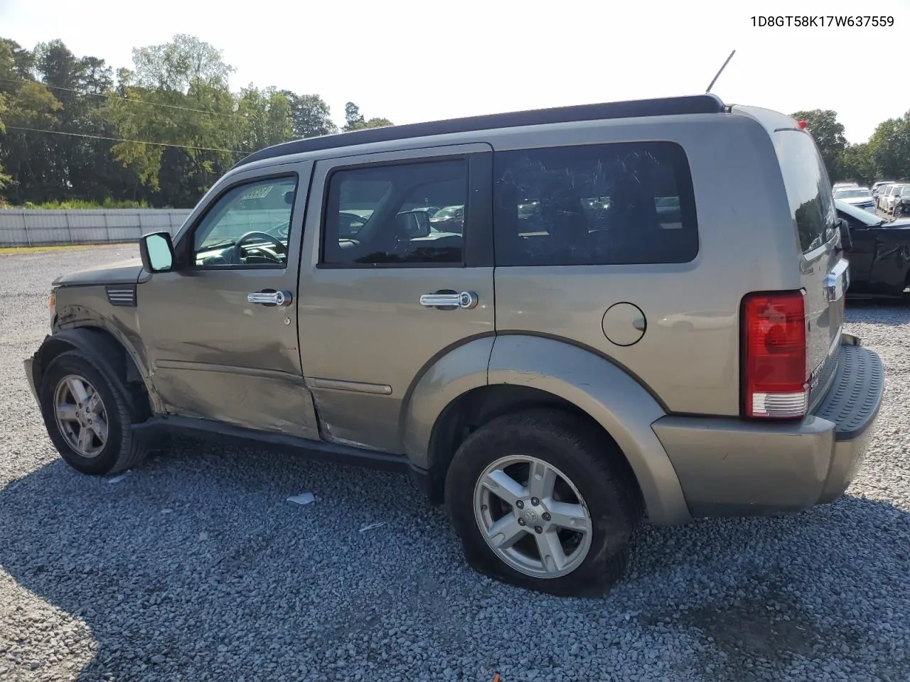 2007 Dodge Nitro Slt VIN: 1D8GT58K17W637559 Lot: 68568444