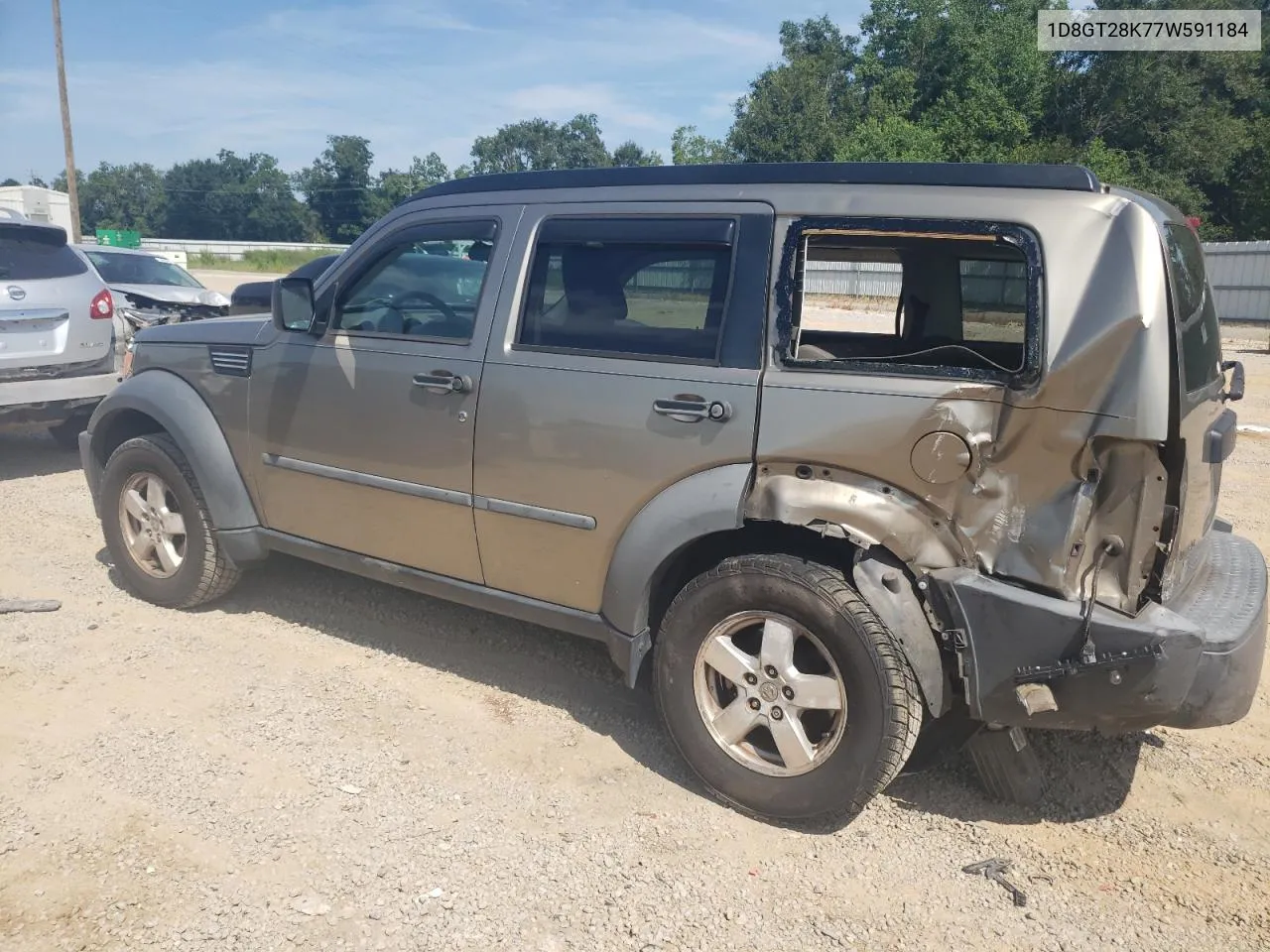 2007 Dodge Nitro Sxt VIN: 1D8GT28K77W591184 Lot: 69124964