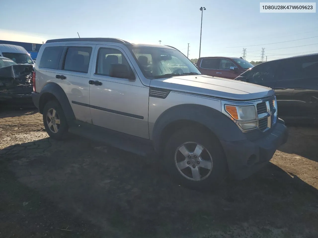 2007 Dodge Nitro Sxt VIN: 1D8GU28K47W609623 Lot: 69620114