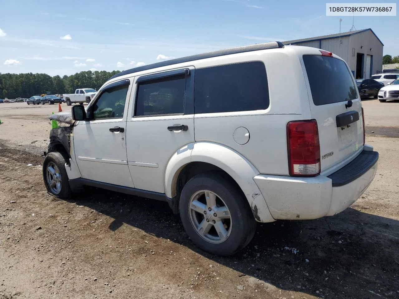 1D8GT28K57W736867 2007 Dodge Nitro Sxt