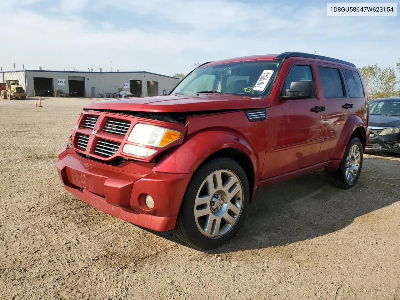 2007 Dodge Nitro R/T VIN: 1D8GU58647W623154 Lot: 71018044