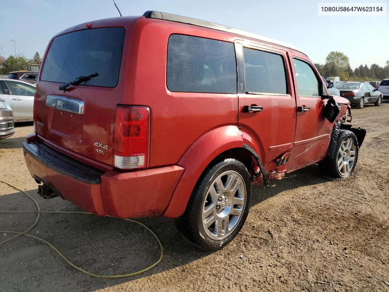 2007 Dodge Nitro R/T VIN: 1D8GU58647W623154 Lot: 71018044