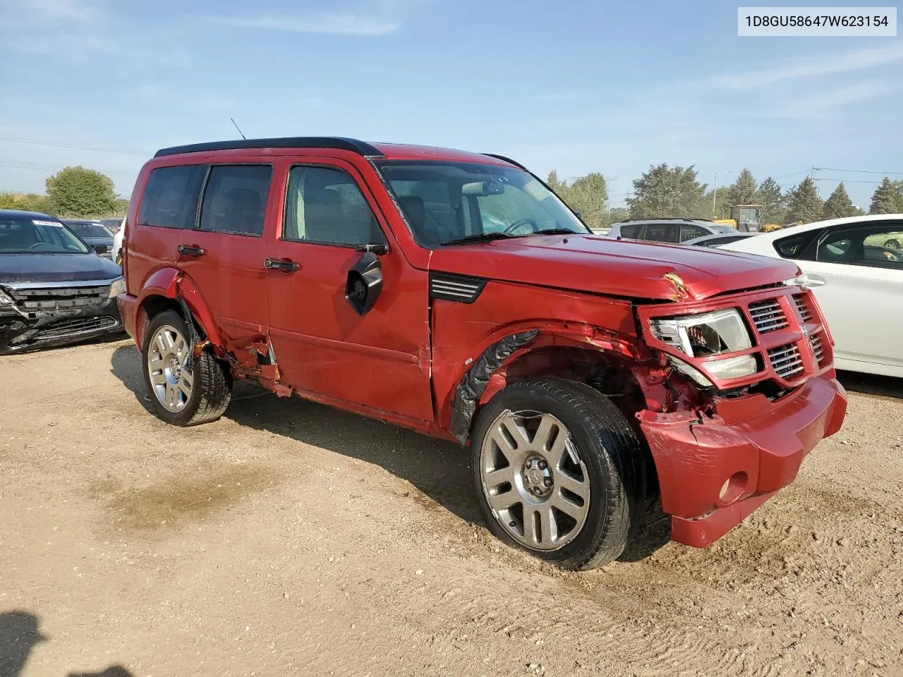 2007 Dodge Nitro R/T VIN: 1D8GU58647W623154 Lot: 71018044