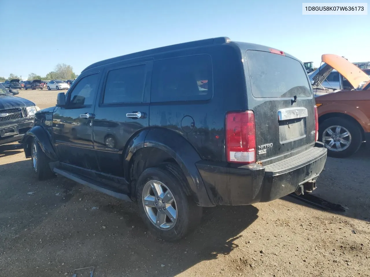 2007 Dodge Nitro Slt VIN: 1D8GU58K07W636173 Lot: 72810434