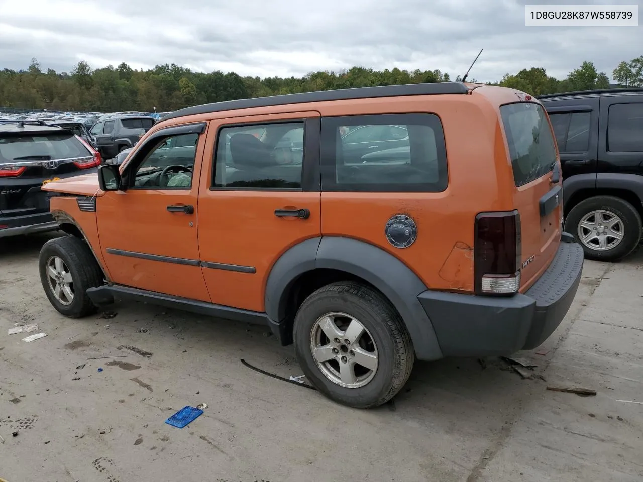 2007 Dodge Nitro Sxt VIN: 1D8GU28K87W558739 Lot: 74273984