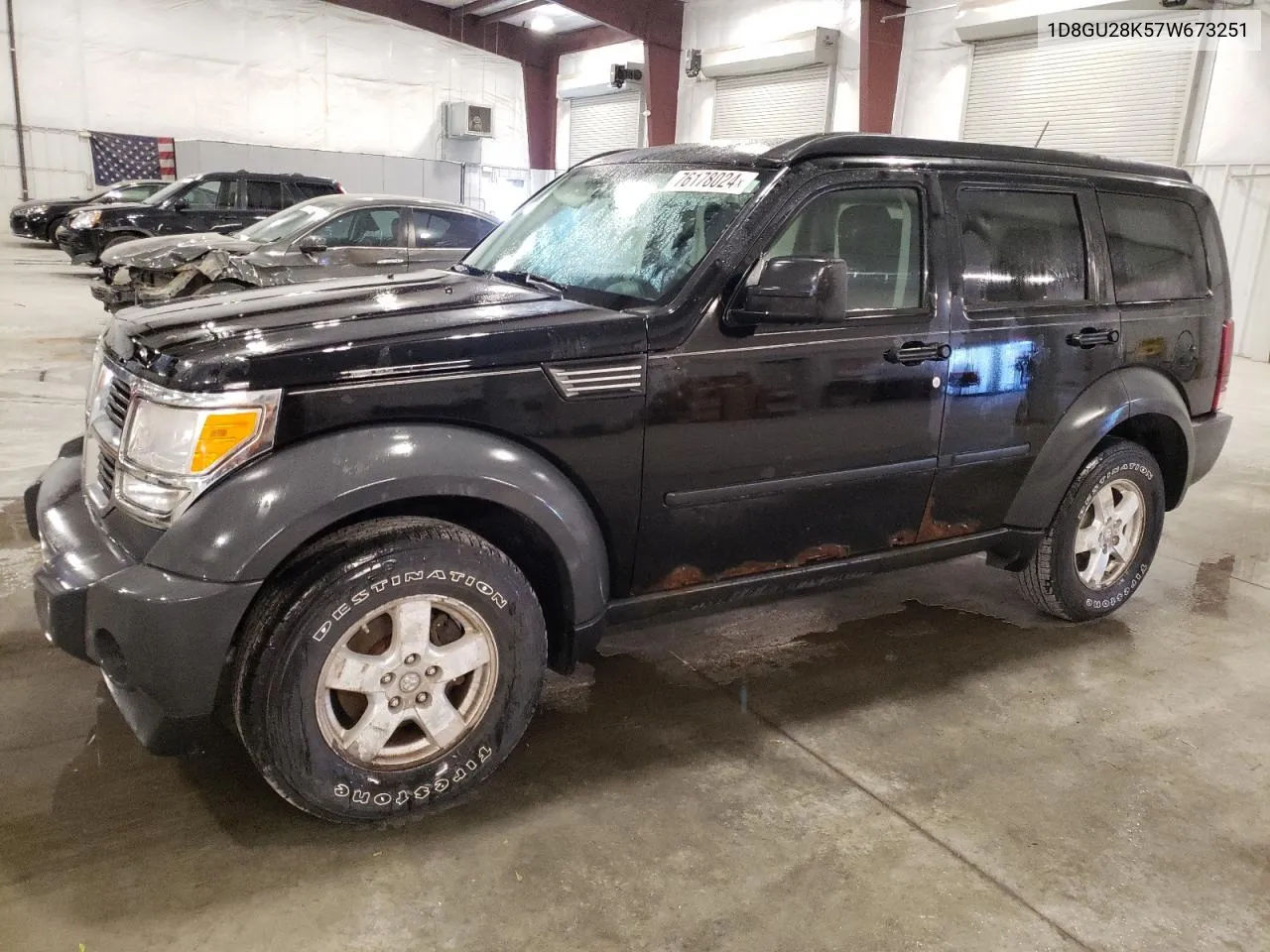 2007 Dodge Nitro Sxt VIN: 1D8GU28K57W673251 Lot: 76178024