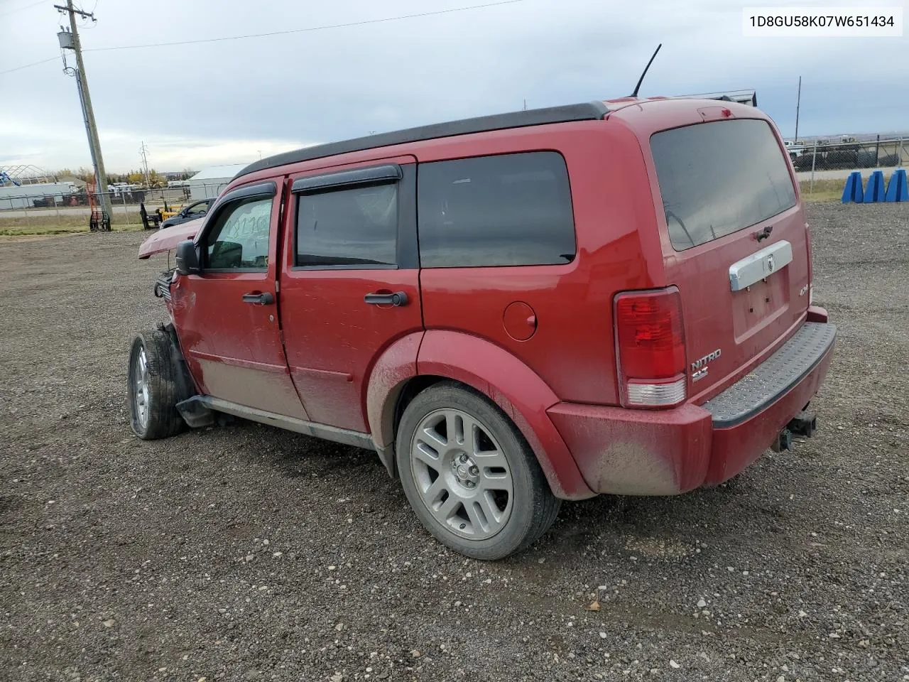 1D8GU58K07W651434 2007 Dodge Nitro Slt