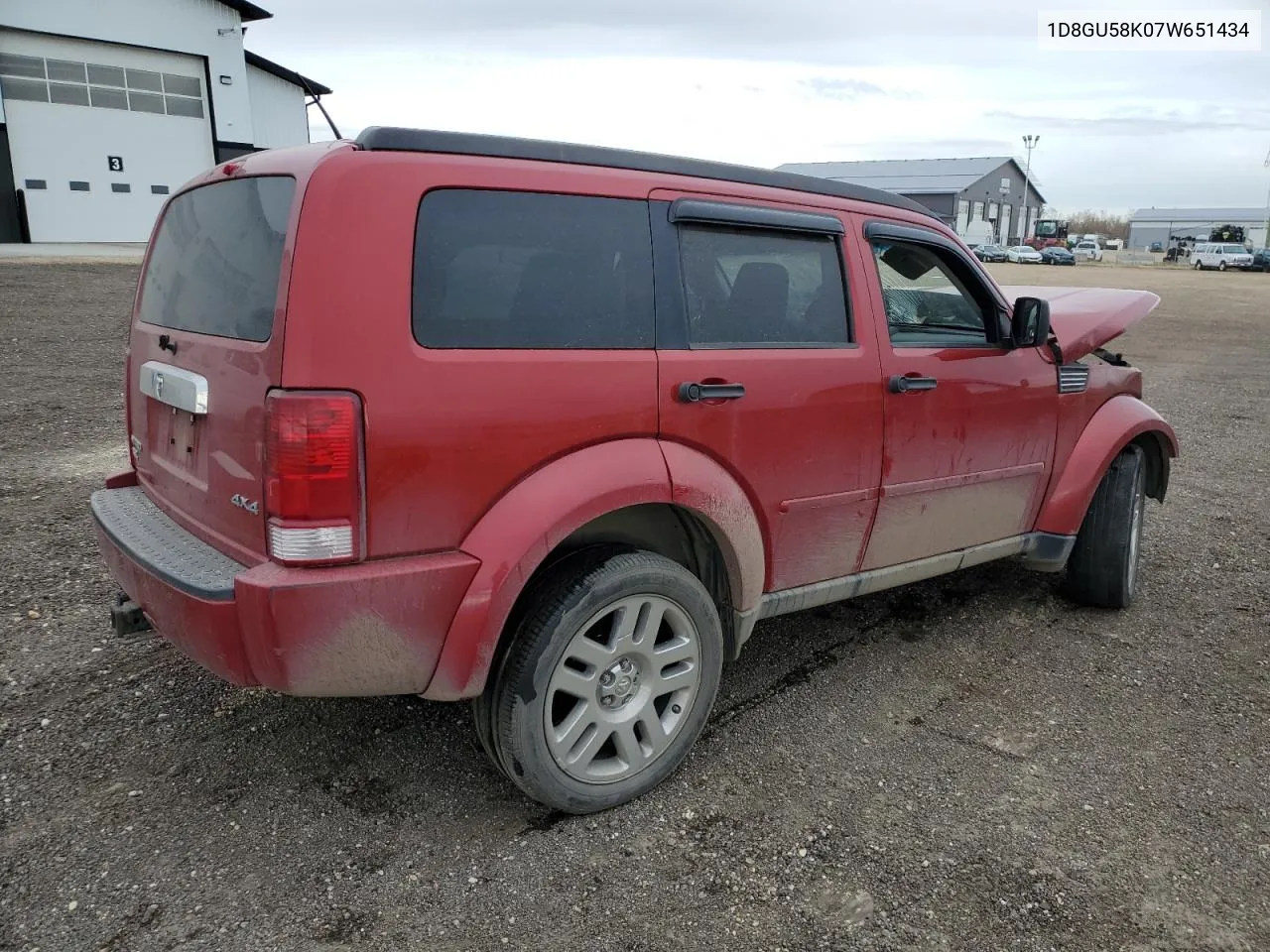 2007 Dodge Nitro Slt VIN: 1D8GU58K07W651434 Lot: 76686794