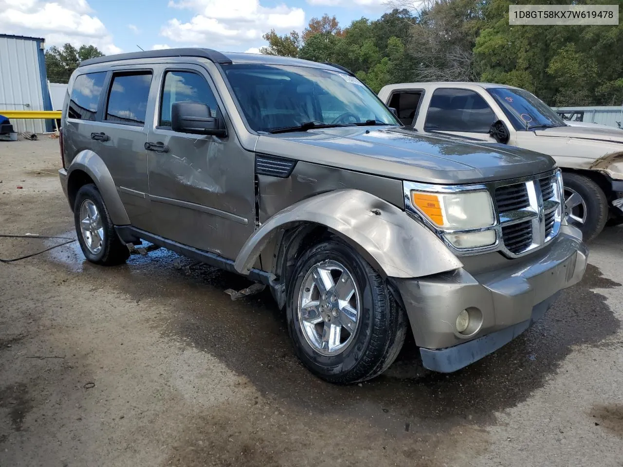 2007 Dodge Nitro Slt VIN: 1D8GT58KX7W619478 Lot: 77249774