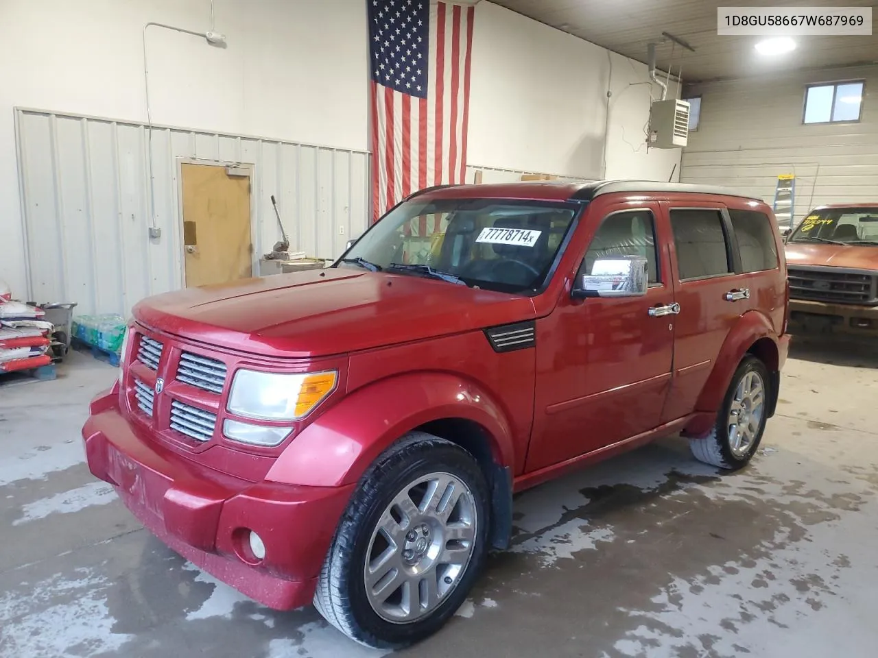 2007 Dodge Nitro R/T VIN: 1D8GU58667W687969 Lot: 77778714