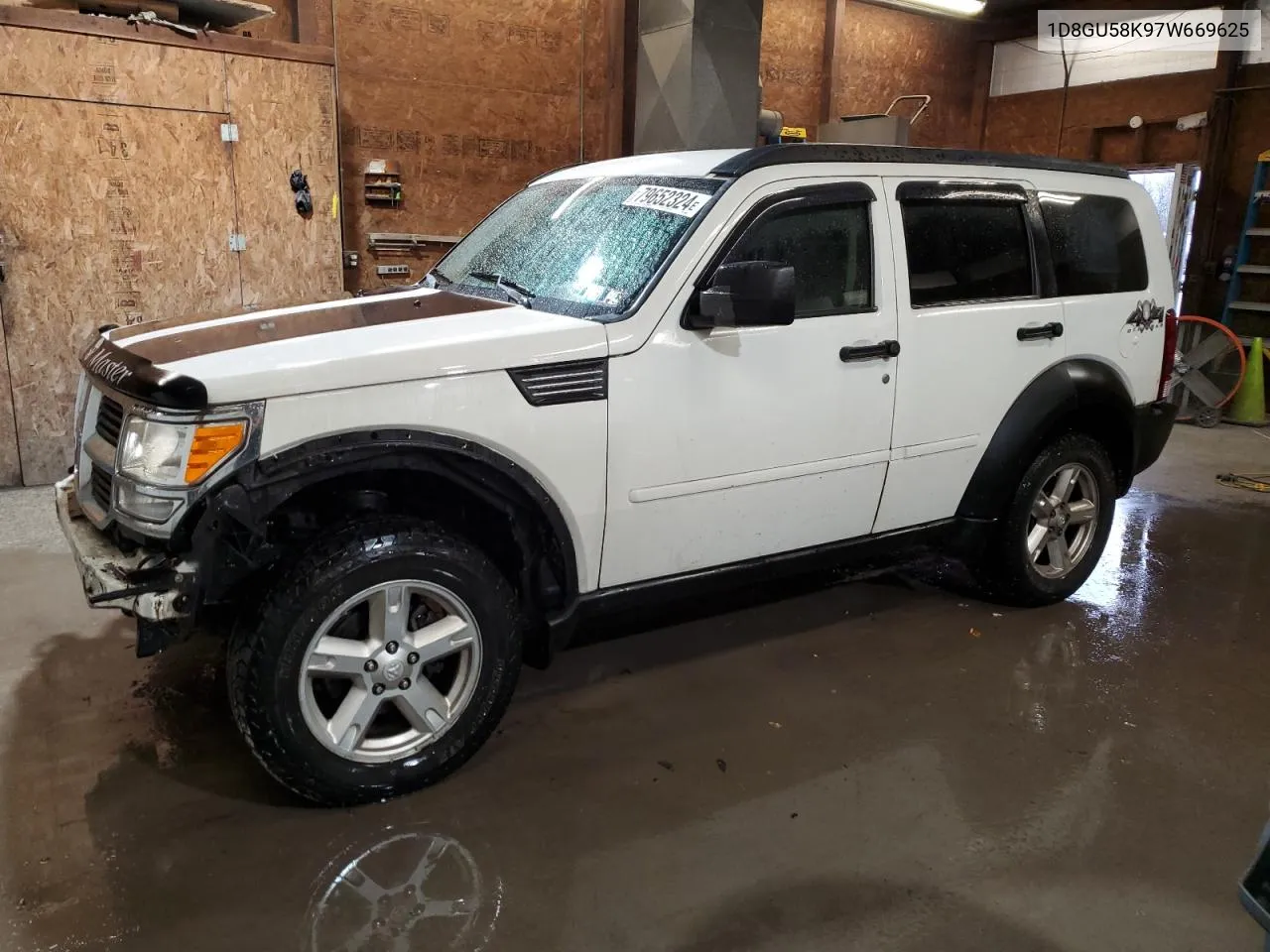 2007 Dodge Nitro Slt VIN: 1D8GU58K97W669625 Lot: 79652324