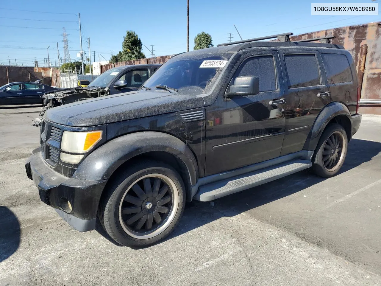 2007 Dodge Nitro Slt VIN: 1D8GU58KX7W608980 Lot: 80505534