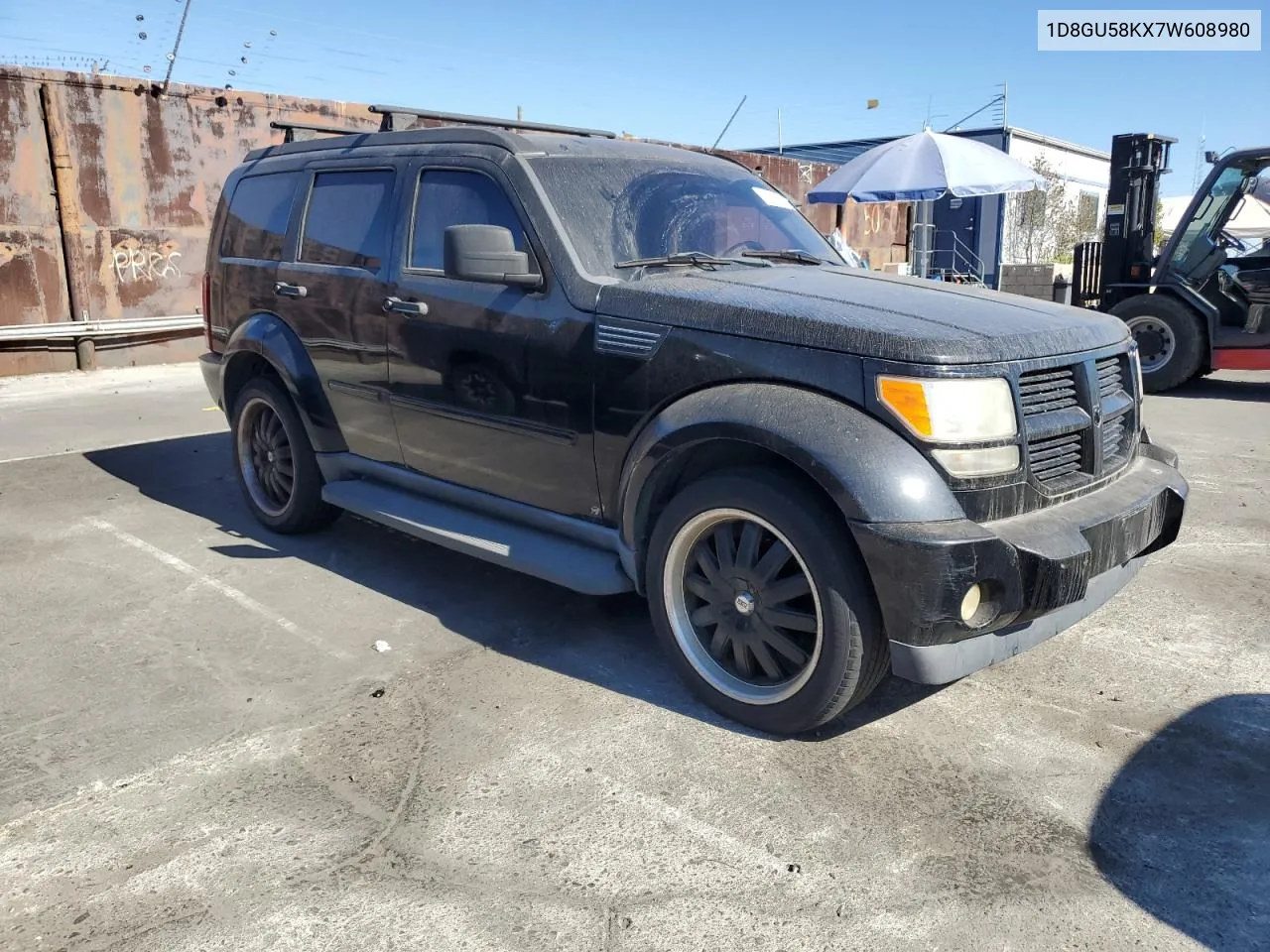 2007 Dodge Nitro Slt VIN: 1D8GU58KX7W608980 Lot: 80505534