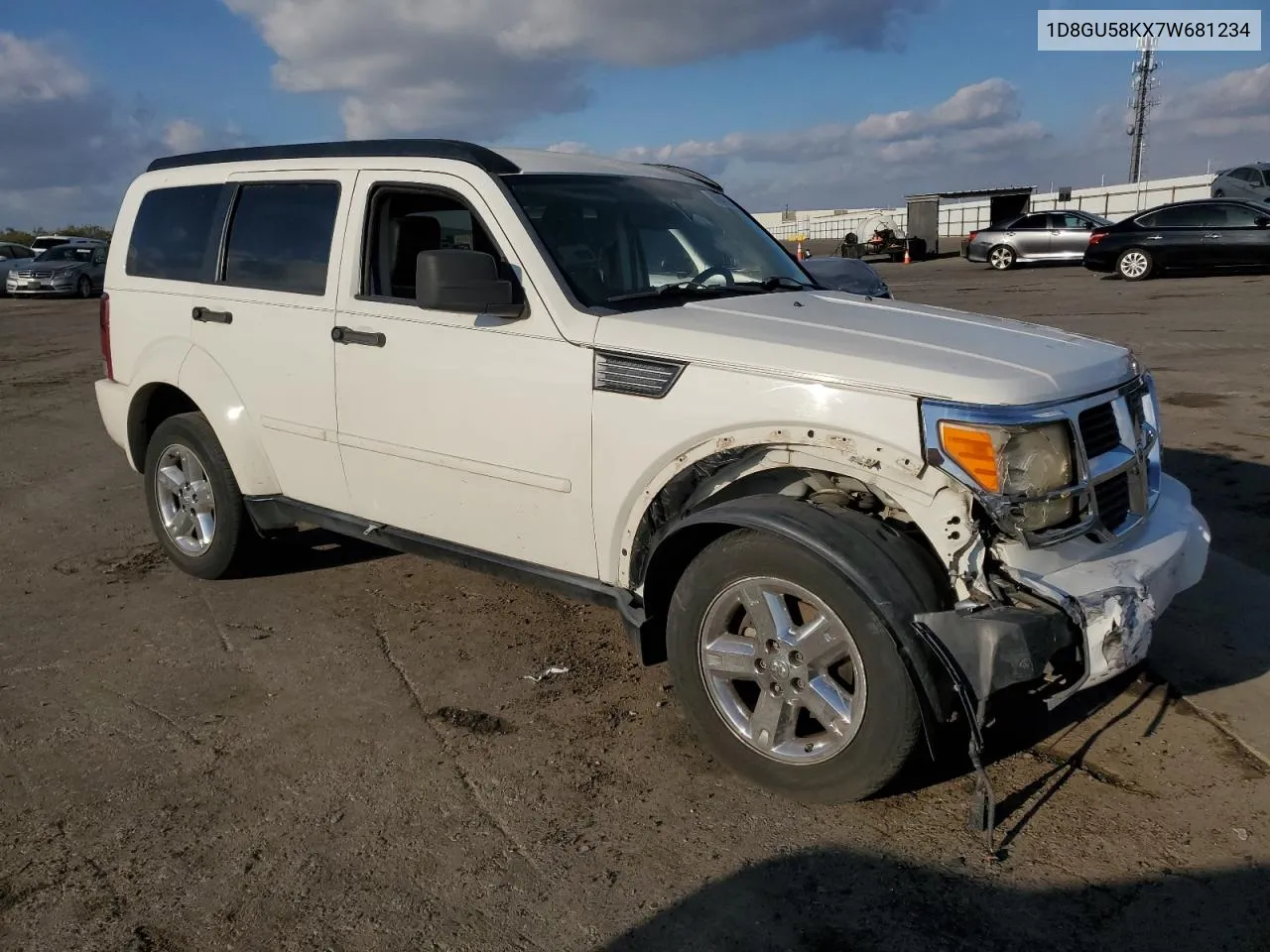 2007 Dodge Nitro Slt VIN: 1D8GU58KX7W681234 Lot: 80648224