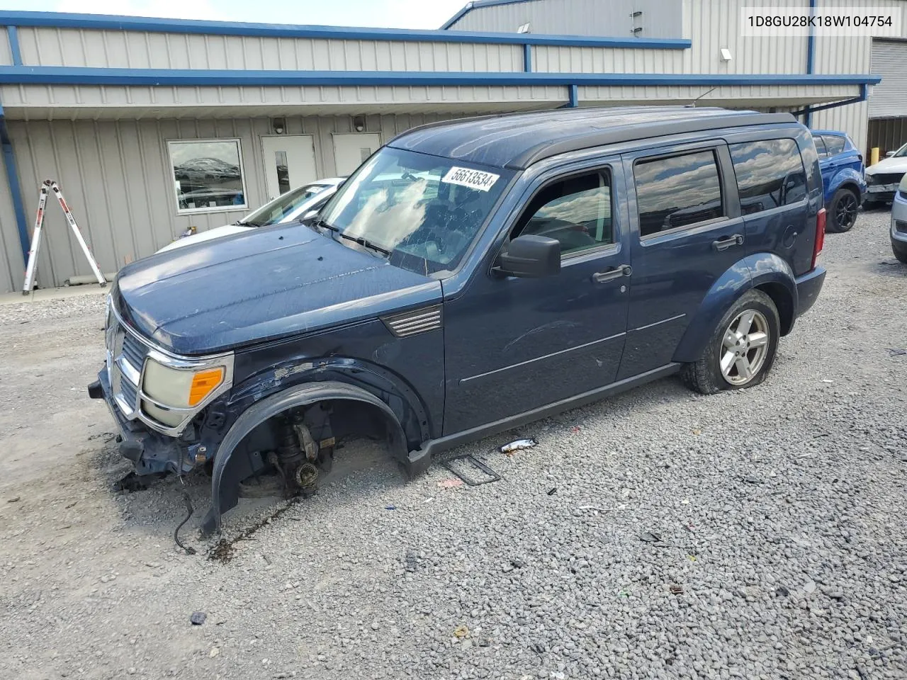 2008 Dodge Nitro Sxt VIN: 1D8GU28K18W104754 Lot: 56613534