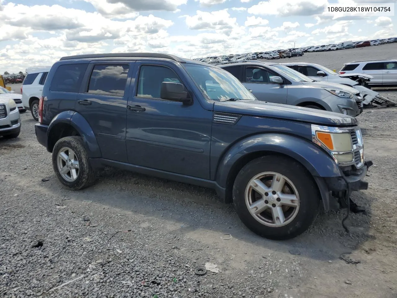 2008 Dodge Nitro Sxt VIN: 1D8GU28K18W104754 Lot: 56613534